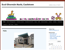 Tablet Screenshot of castletownnationalschool.ie